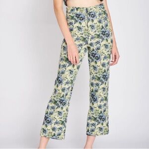 En Saison Floral Blue Pants